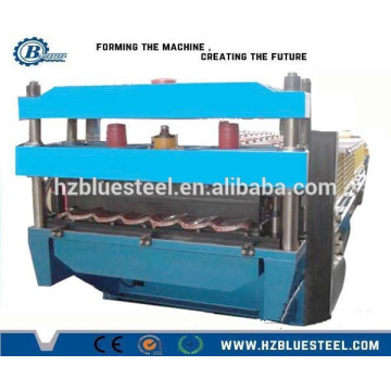 Aluminium Step Tiles Roofing Sheet Pressing machine / Tile Roof Roll Machine formante à vendre